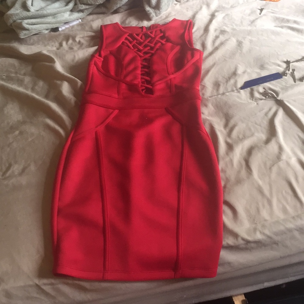 Red dress